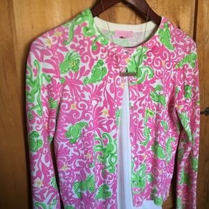 Lilly Pulitzer cover up shall sweater cardigan
